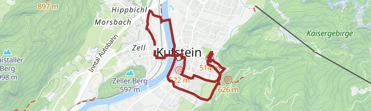 Route map: Denkmalwanderung